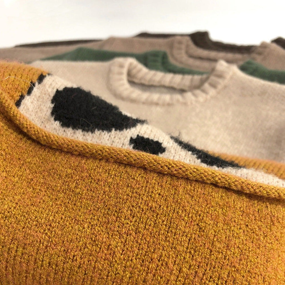 Unisex Dieren Wintertrui – Warme Gebreide Kindertrui