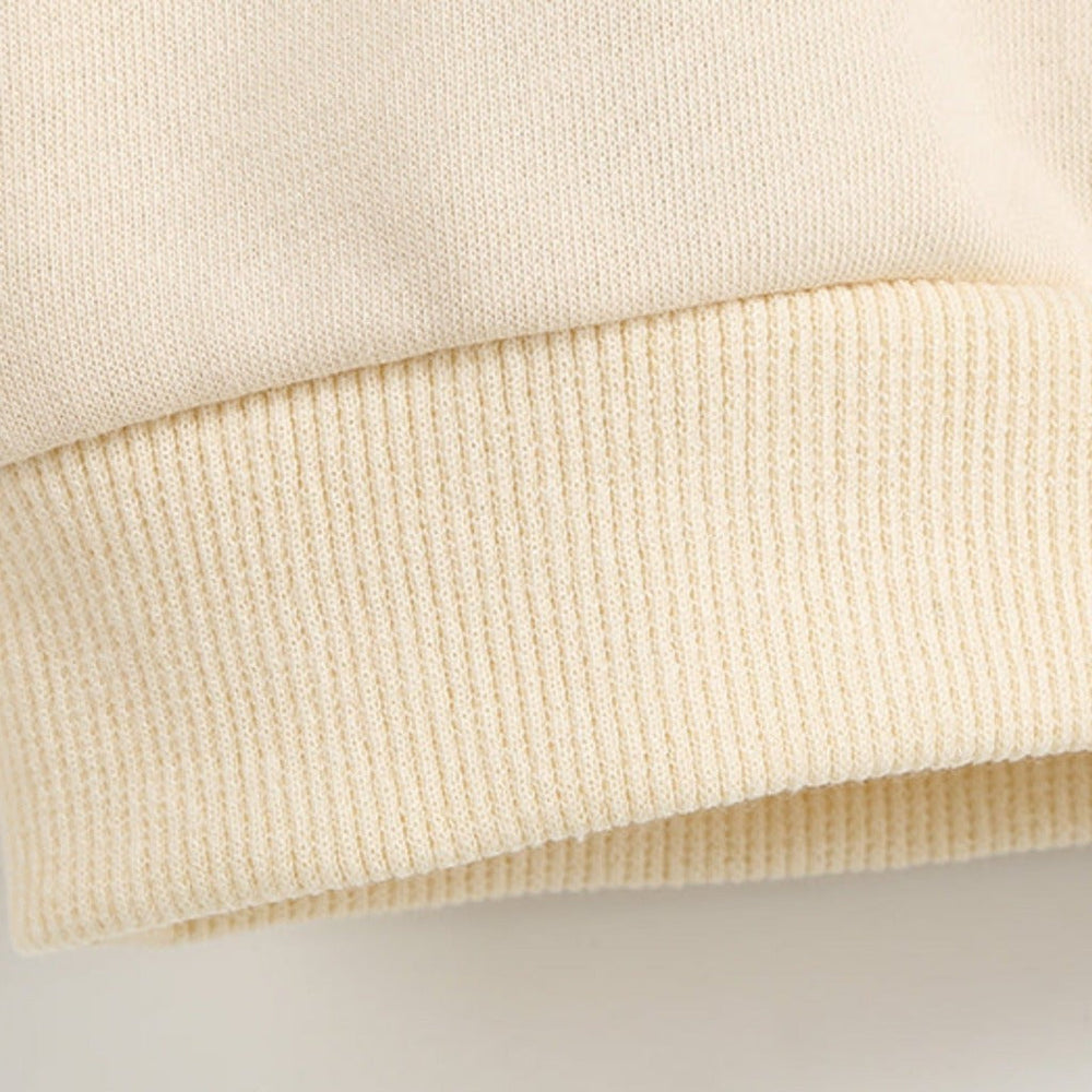 Unisex Iconische Beige Sweatshirt – Zacht & Tijdloos Sweater