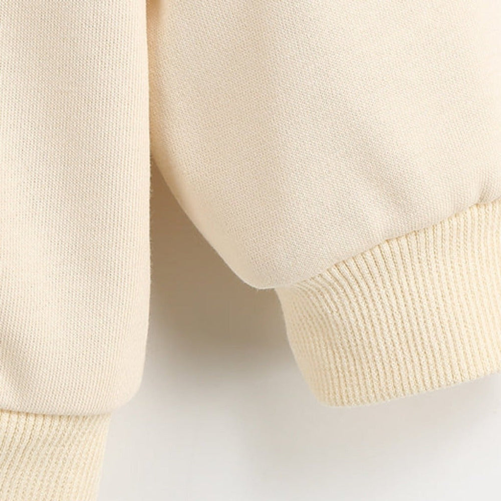 Unisex Iconische Beige Sweatshirt – Zacht & Tijdloos Sweater