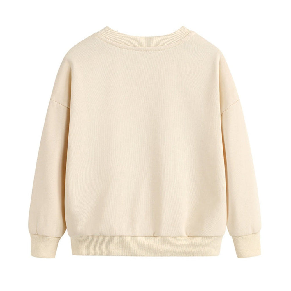 Unisex Iconische Beige Sweatshirt – Zacht & Tijdloos Sweater