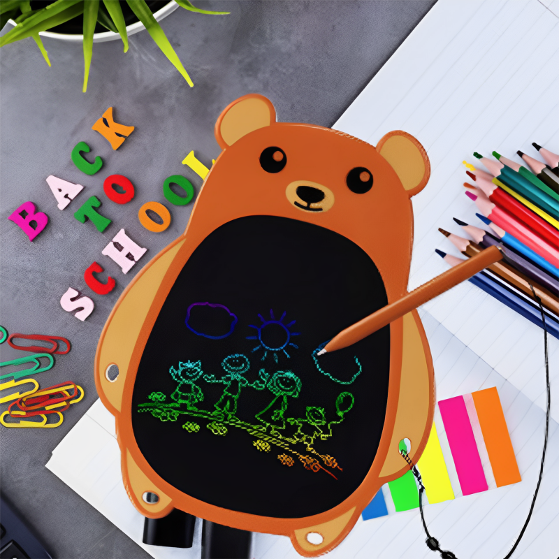Herbruikbaar LCD Tekenbord voor Kinderen – Dierenvorm | GlowCritter Tekenpad