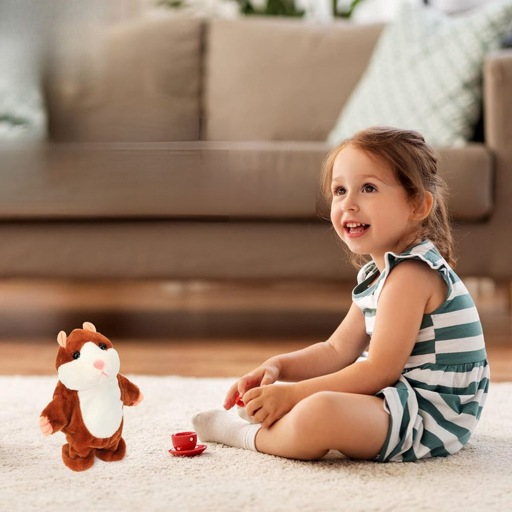 GigglePals™ Interactief Knuffeldier voor Kinderen – Lacht, Loopt & Herhaalt Wat Je Zegt!