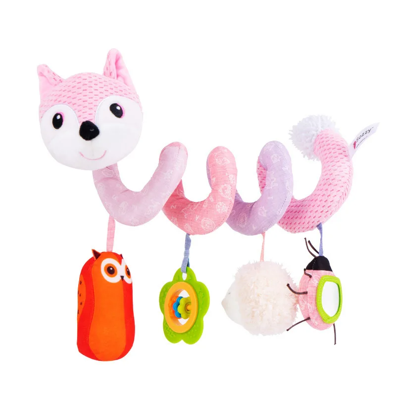 Babyspeelgoed spiraal pluche – Zintuiglijke stimulatie – BPA-vrij – Voor baby & peuter