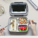 Video: RVS lekvrije bento lunchbox met vakjes