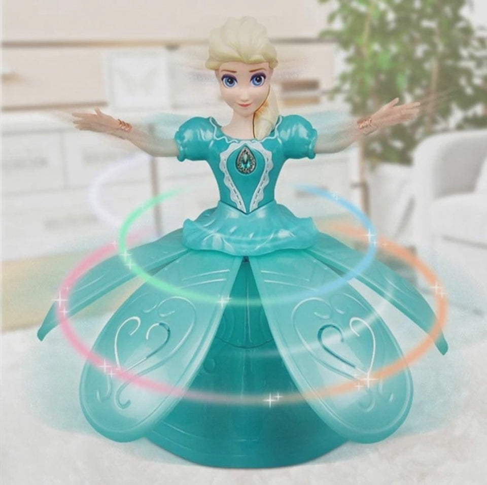 Video: dansende prinses pop met licht en muziek