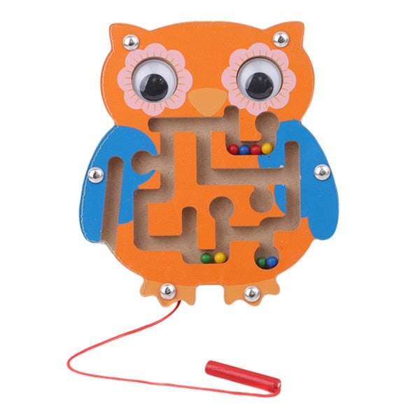 BrainMaze Explorer – Montessori Magnetisch Doolhof Speelgoed voor Kinderen 3+ | Cognitieve Ontwikkeling & Probleemoplossend Spel