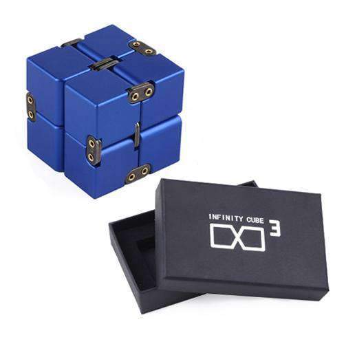 Metalen Infinity Cube – Premium Anti-Stress Speelgoed voor Focus en Ontspanning