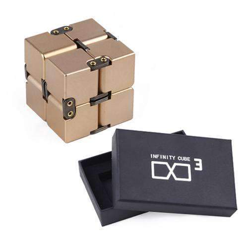 Metalen Infinity Cube – Premium Anti-Stress Speelgoed voor Focus en Ontspanning