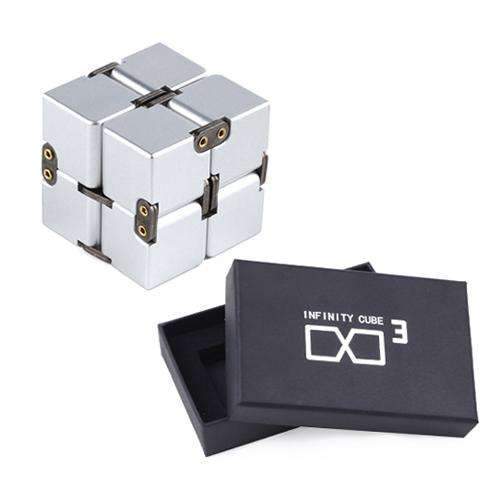 Metalen Infinity Cube – Premium Anti-Stress Speelgoed voor Focus en Ontspanning
