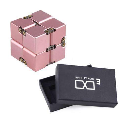 Metalen Infinity Cube – Premium Anti-Stress Speelgoed voor Focus en Ontspanning