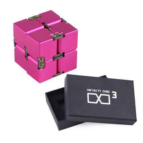 Metalen Infinity Cube – Premium Anti-Stress Speelgoed voor Focus en Ontspanning