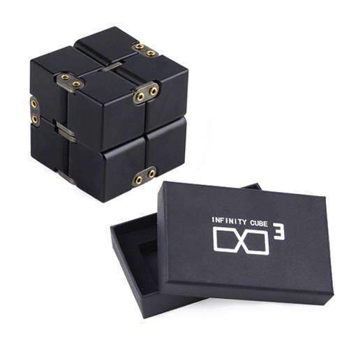 Metalen Infinity Cube – Premium Anti-Stress Speelgoed voor Focus en Ontspanning