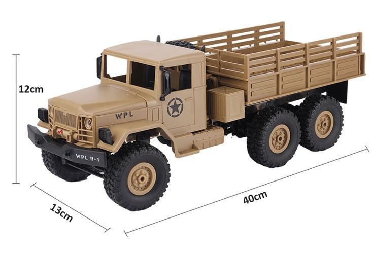 6WD Off-Road RC Auto – All Terrain Truck met Afstandsbediening 2.4GHz
