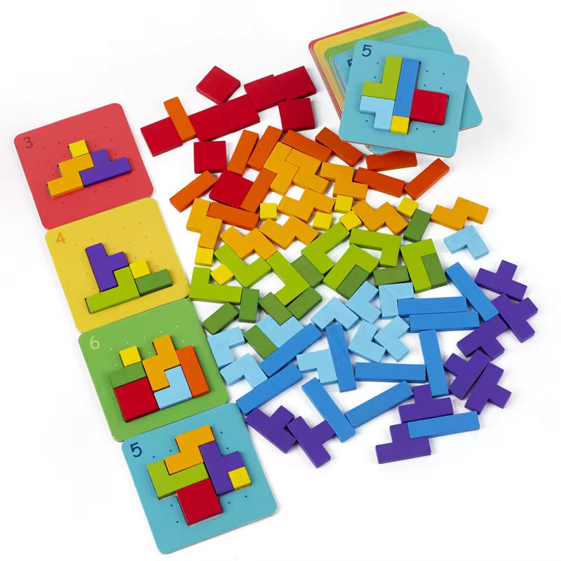 Educatief Bouw- en Puzzelspel voor Kinderen – 87-delige Logic Blocks voor Creativiteit & Denken (3+)