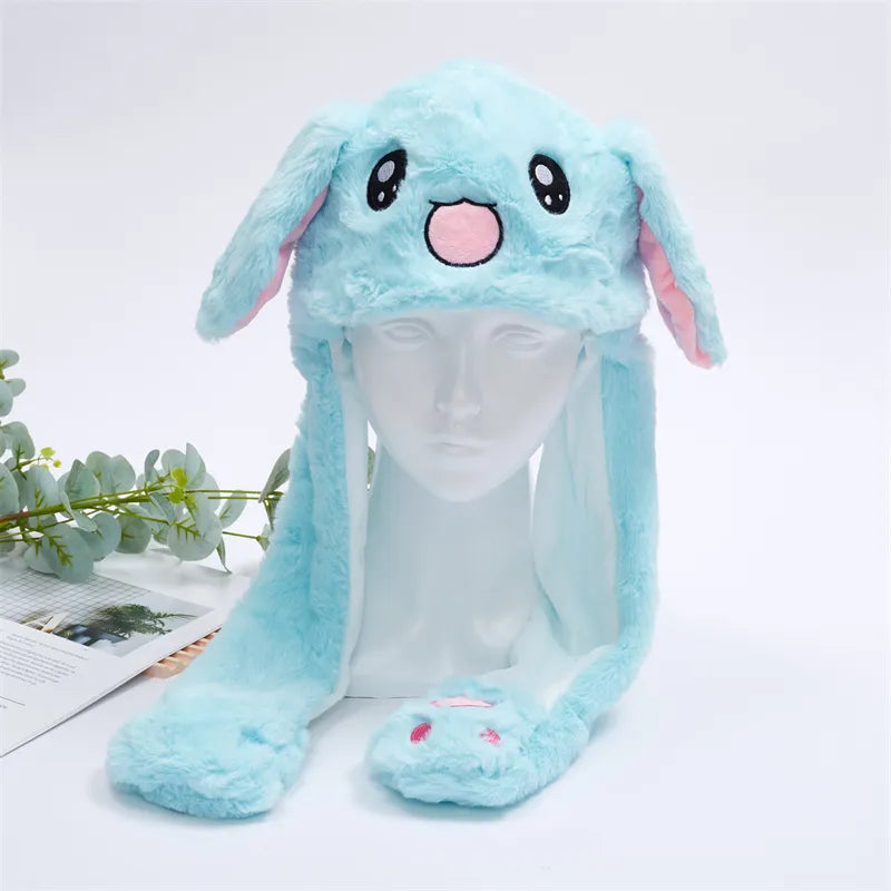 Interactieve Hoed met Beweegbare Oren – Zachte Pluche Winterhoed voor Kinderen & Volwassenen | Perfect voor Cosplay, Feest & Cadeau