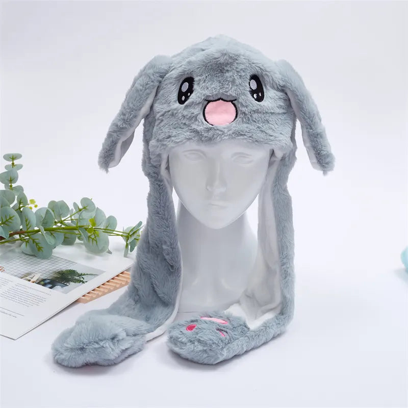 Interactieve Hoed met Beweegbare Oren – Zachte Pluche Winterhoed voor Kinderen & Volwassenen | Perfect voor Cosplay, Feest & Cadeau