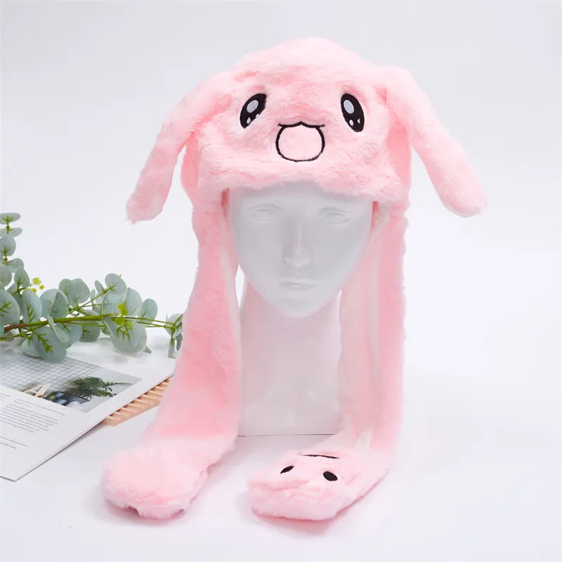 Interactieve Hoed met Beweegbare Oren – Zachte Pluche Winterhoed voor Kinderen & Volwassenen | Perfect voor Cosplay, Feest & Cadeau
