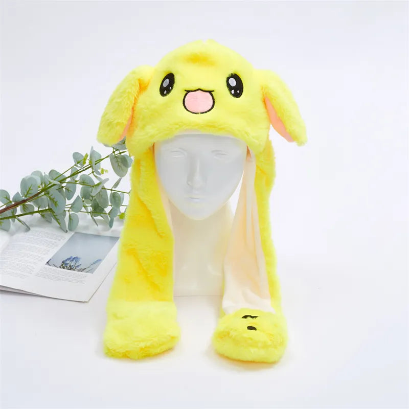 Interactieve Hoed met Beweegbare Oren – Zachte Pluche Winterhoed voor Kinderen & Volwassenen | Perfect voor Cosplay, Feest & Cadeau