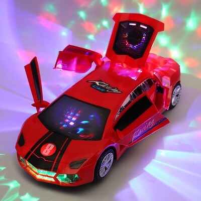 Stuntauto 360° met Licht & Geluid – Speelgoed Auto 3+