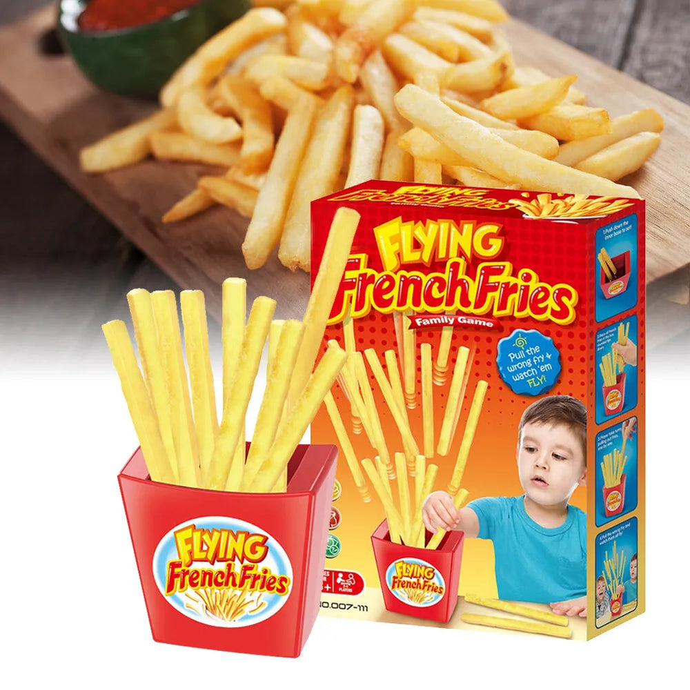 BounceBites Interactief Bordspel – Vliegende Frietjes, Gezinsplezier & Motorische Vaardigheden