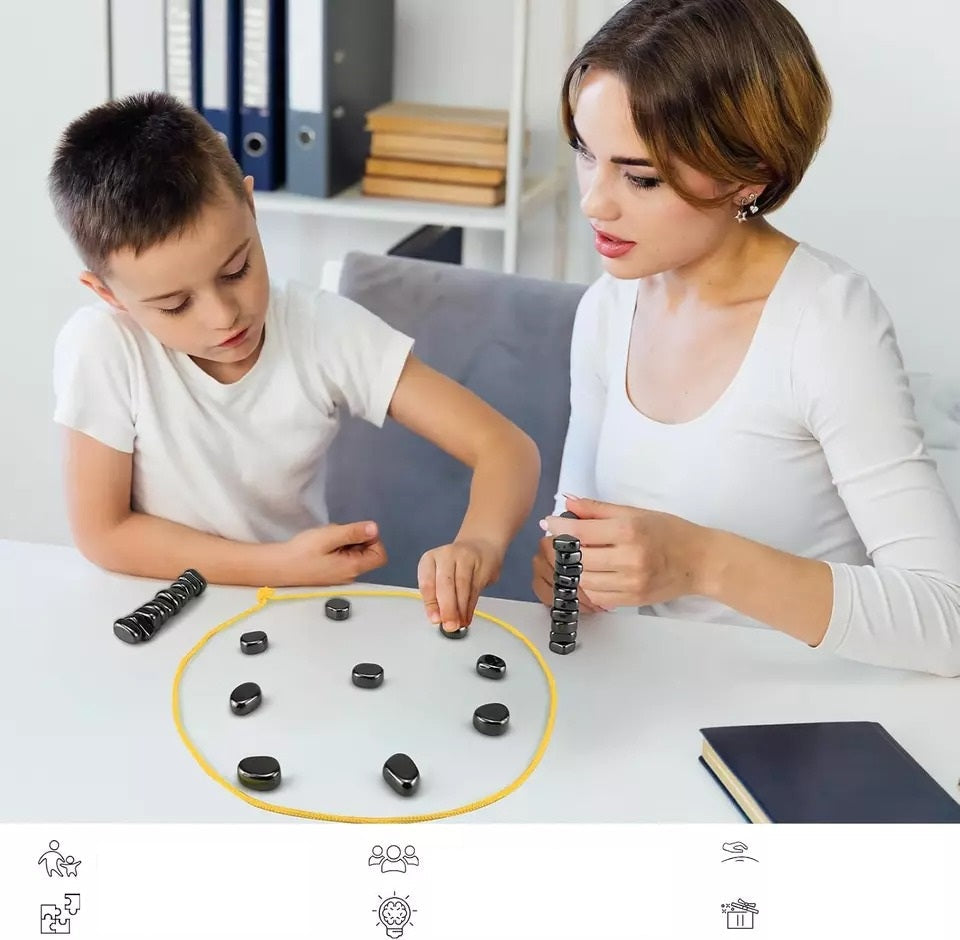 Magnetisch Bordspel voor Kinderen & Families – Strategisch Spel vanaf 6 Jaar | Compact & Duurzaam