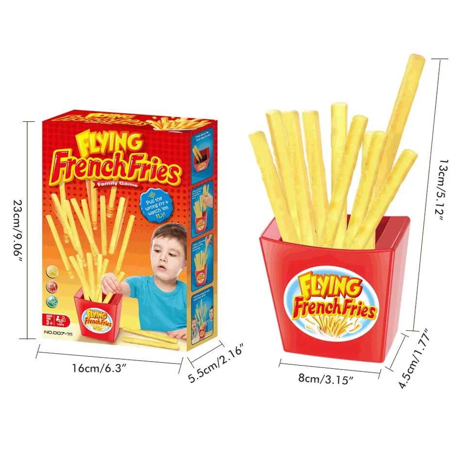 BounceBites Interactief Bordspel – Vliegende Frietjes, Gezinsplezier & Motorische Vaardigheden