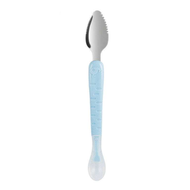 Siliconen Baby Lepel 2-in-1 – Veilig & BPA Vrij