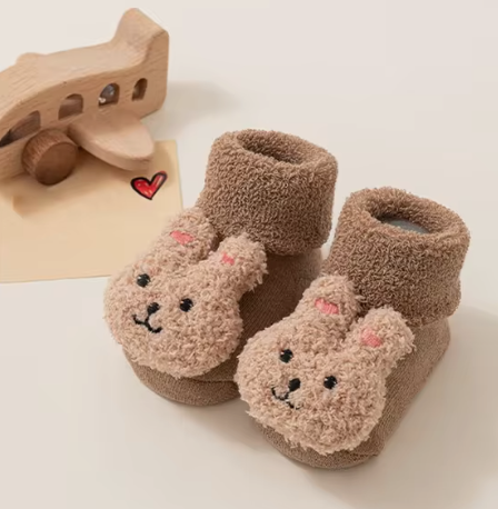 Antislip Babysokken – Zachte Katoenen Sokken voor Baby’s & Peuters | Veilig Eerste Stapjes & Unisex Design