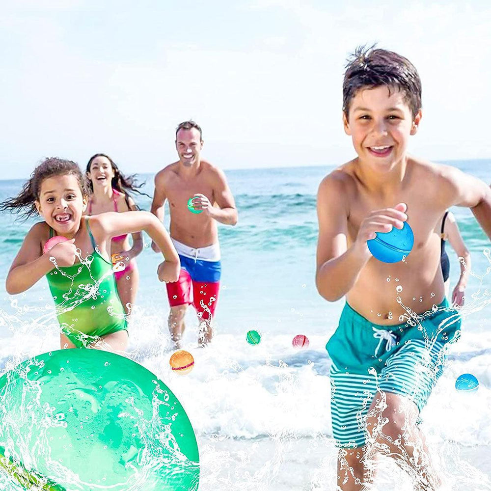 SplashPlay Herbruikbare Waterballonnen – Snel Vulbaar, Veilig en Duurzaam voor Kinderen vanaf 3 Jaar