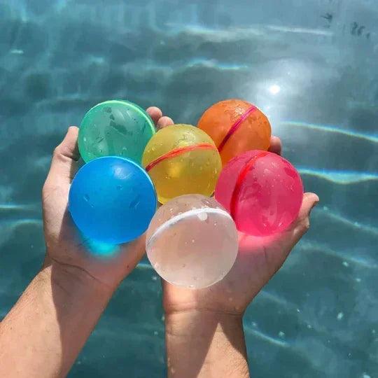 SplashPlay Herbruikbare Waterballonnen – Snel Vulbaar, Veilig en Duurzaam voor Kinderen vanaf 3 Jaar