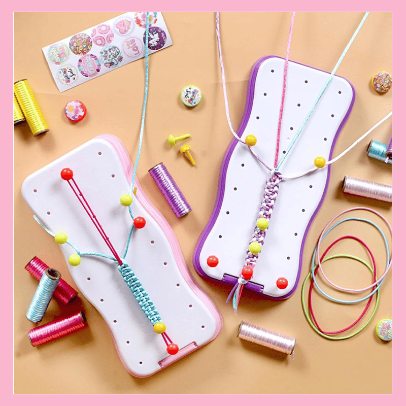 Creatieve Brei Set voor Kinderen – Maak Armbanden & Armringen | Educatief Speelgoed voor 3+ Jaar