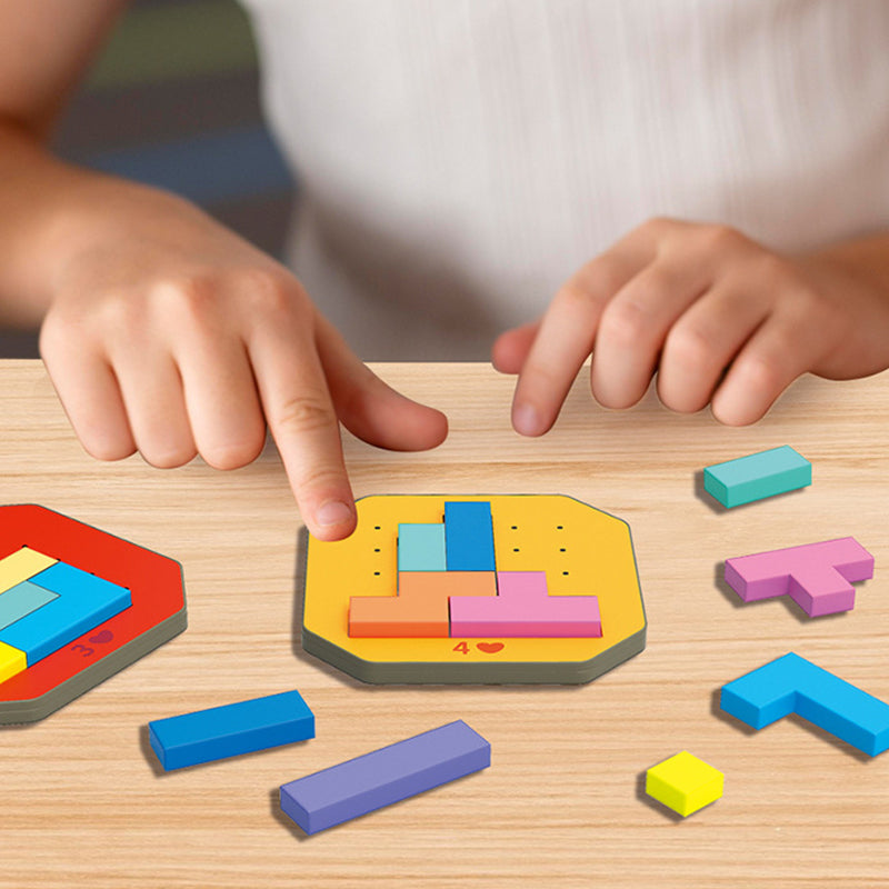 LogicShape Lab Educatieve Puzzel | Interactief Montessori Speelgoed voor Slim Leren & Creatief Spel