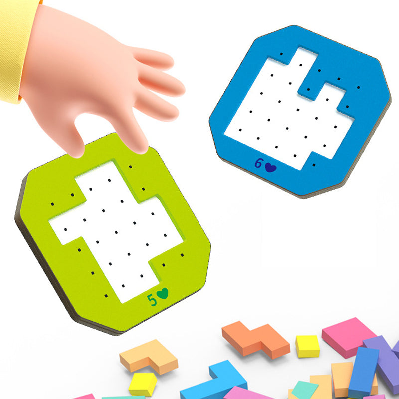 LogicShape Lab Educatieve Puzzel | Interactief Montessori Speelgoed voor Slim Leren & Creatief Spel