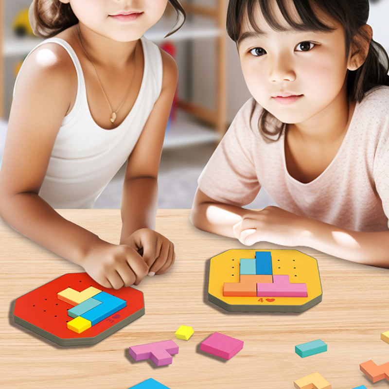 LogicShape Lab Educatieve Puzzel | Interactief Montessori Speelgoed voor Slim Leren & Creatief Spel