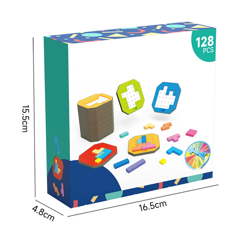 LogicShape Lab Educatieve Puzzel | Interactief Montessori Speelgoed voor Slim Leren & Creatief Spel
