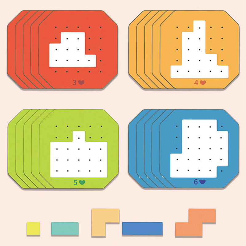 LogicShape Lab Educatieve Puzzel | Interactief Montessori Speelgoed voor Slim Leren & Creatief Spel
