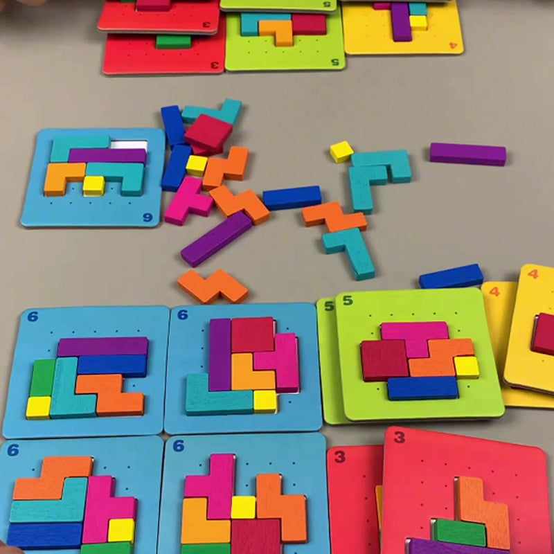 LogicShape Lab Educatieve Puzzel | Interactief Montessori Speelgoed voor Slim Leren & Creatief Spel