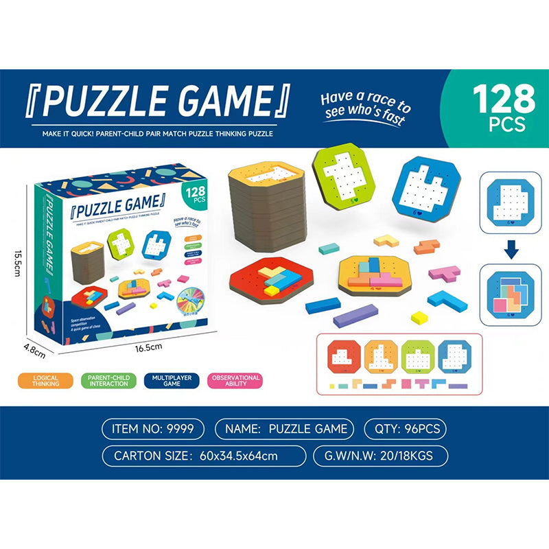 LogicShape Lab Educatieve Puzzel | Interactief Montessori Speelgoed voor Slim Leren & Creatief Spel