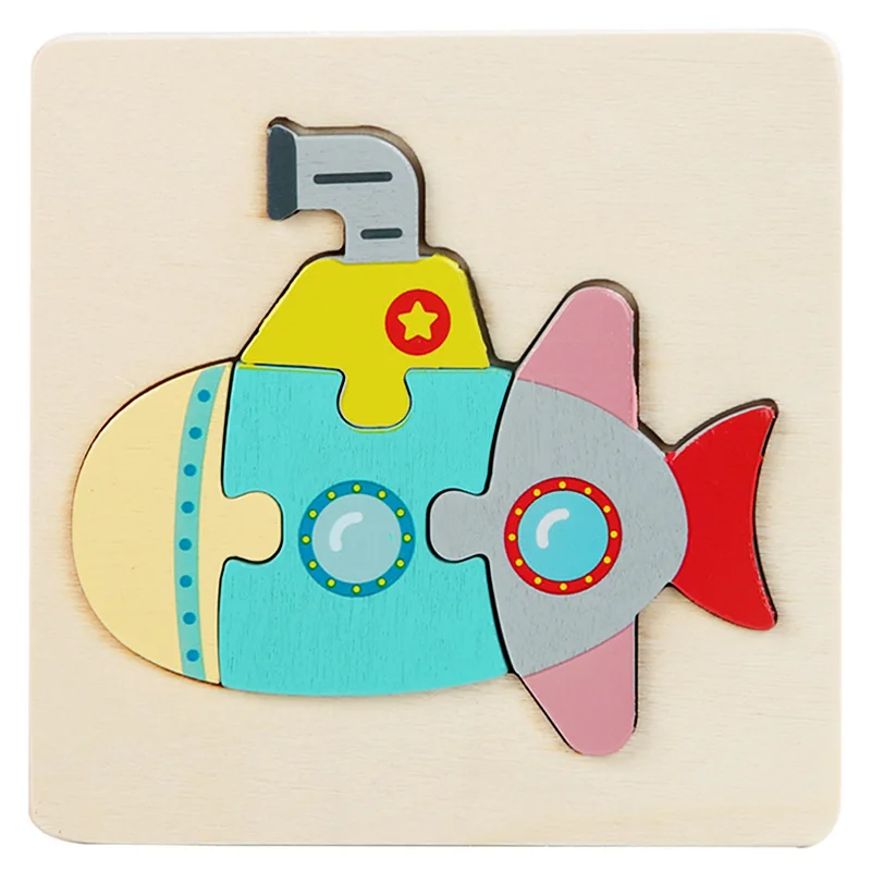 3D Houten Dierenpuzzel – Educatief Speelgoed voor Peuters & Kleuters | Creativiteit & Fijne Motoriek