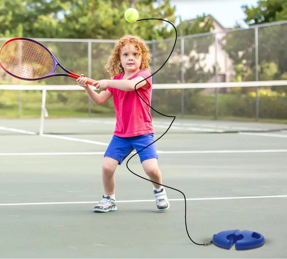 Tennis Trainer met Elastiek – Solo Oefenen