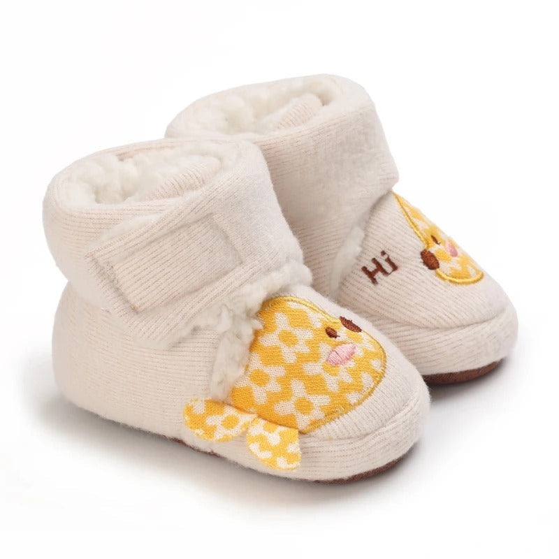 LittleNord SnugglePaws Babyslofjes – Warme Antislip Baby Schoentjes voor Winter (Maat 16–18)