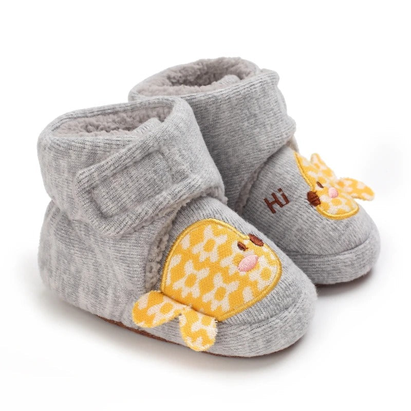 LittleNord SnugglePaws Babyslofjes – Warme Antislip Baby Schoentjes voor Winter (Maat 16–18)