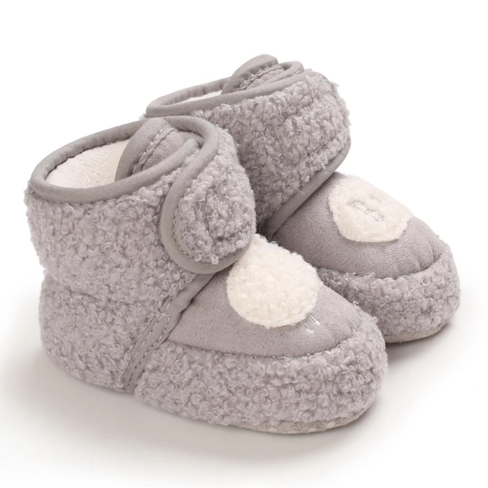 LittleNord SnugglePaws Babyslofjes – Warme Antislip Baby Schoentjes voor Winter (Maat 16–18)