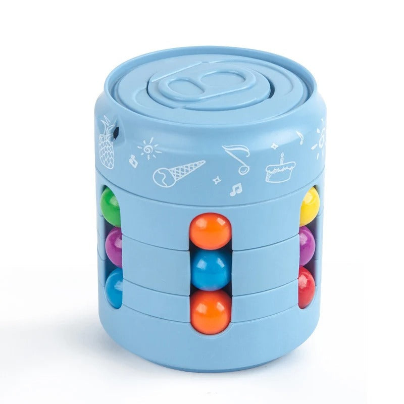 SpinMind Cube – Stressverlichting & Focus Trainer | Educatieve Fidget Kubus voor Kinderen & Volwassenen