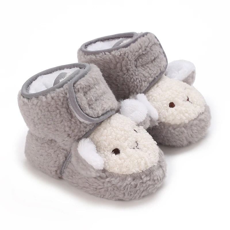 LittleNord SnugglePaws Babyslofjes – Warme Antislip Baby Schoentjes voor Winter (Maat 16–18)