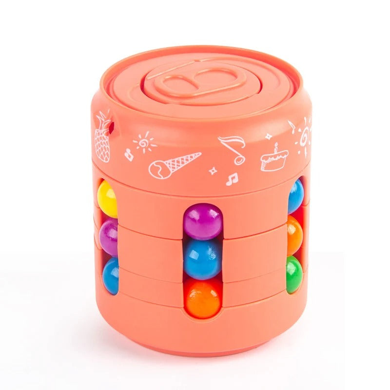 SpinMind Cube – Stressverlichting & Focus Trainer | Educatieve Fidget Kubus voor Kinderen & Volwassenen