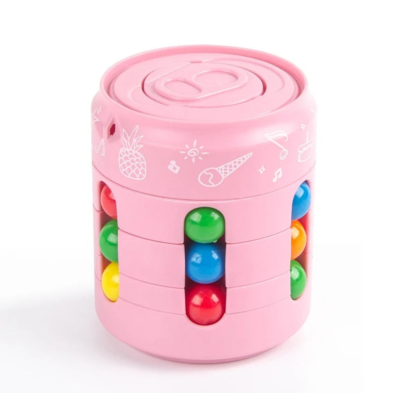 SpinMind Cube – Stressverlichting & Focus Trainer | Educatieve Fidget Kubus voor Kinderen & Volwassenen