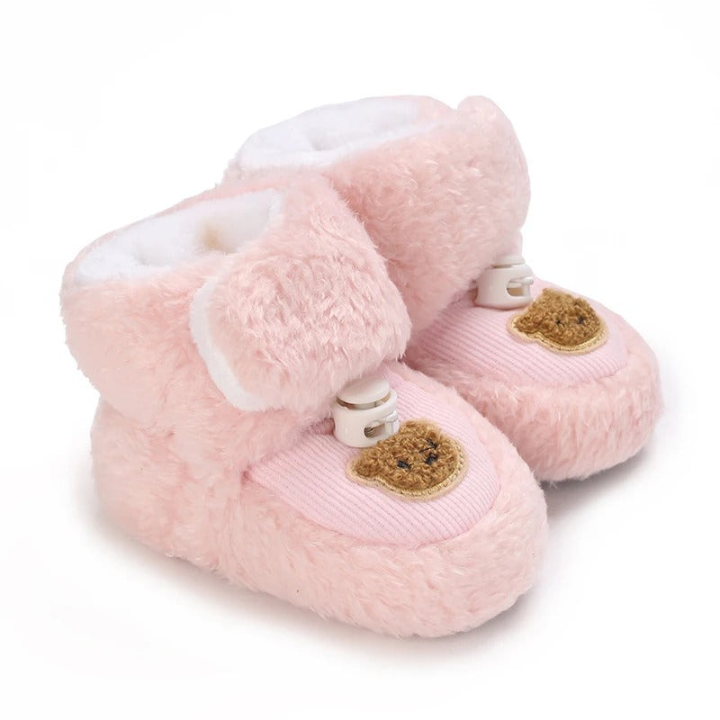 LittleNord SnugglePaws Babyslofjes – Warme Antislip Baby Schoentjes voor Winter (Maat 16–18)