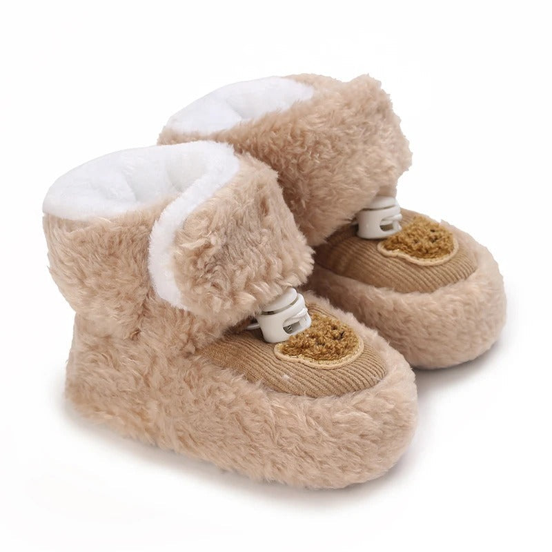 LittleNord SnugglePaws Babyslofjes – Warme Antislip Baby Schoentjes voor Winter (Maat 16–18)