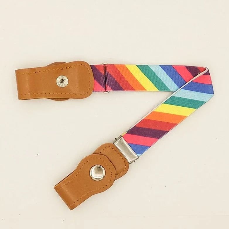 Elastische Kinder Riem – Comfortabel, Verstelbaar 40-65 cm – Veilig & Vrolijk voor Jongens & Meisjes (1-12 Jaar)